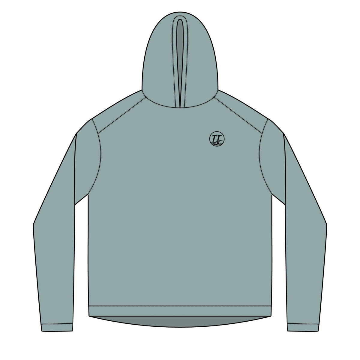 Tide Theory Long Sleeve Hooded | UV Protection
