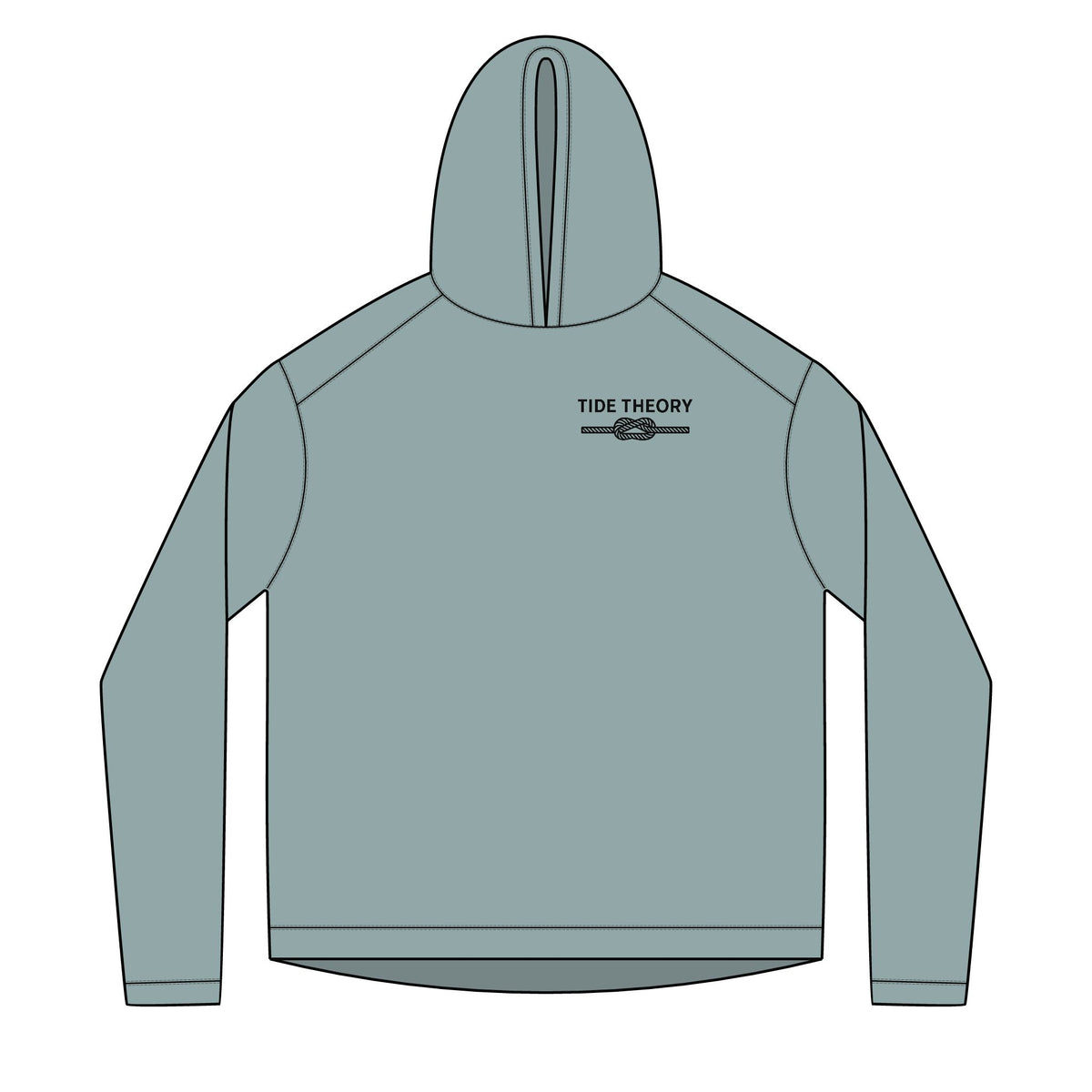 Tide Theory Long Sleeve Hooded | UV Protection