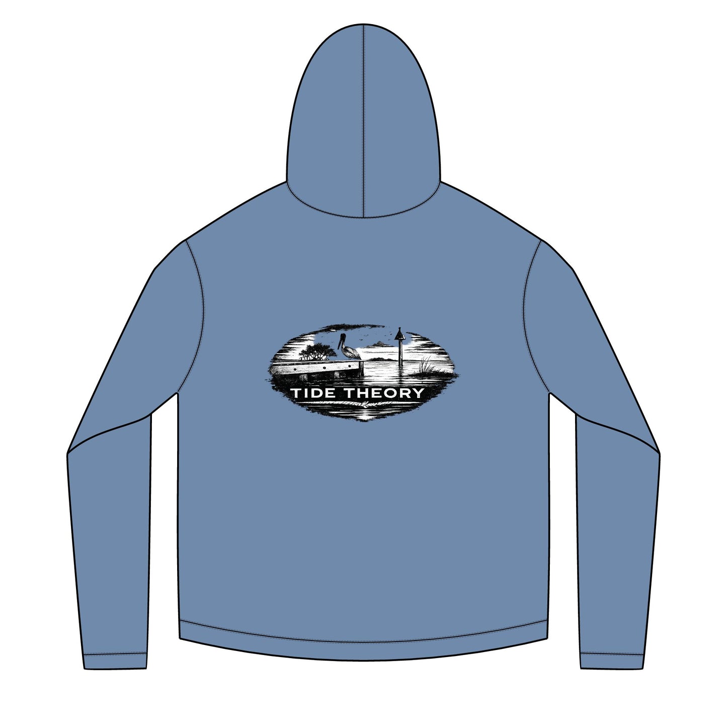 Tide Theory Long Sleeve Hooded | UV Protection