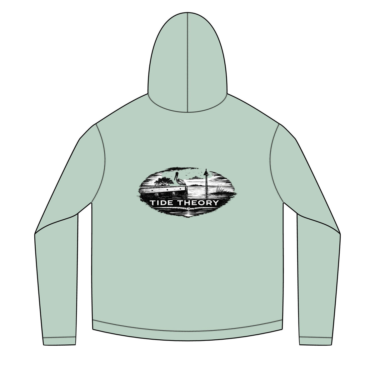 Tide Theory Long Sleeve Hooded | UV Protection
