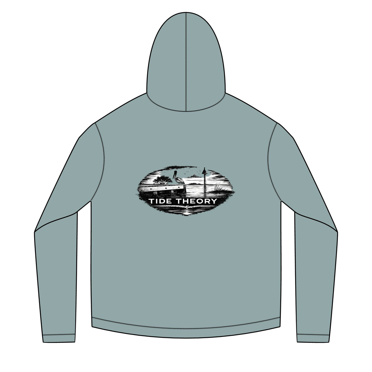 Tide Theory Long Sleeve Hooded | UV Protection