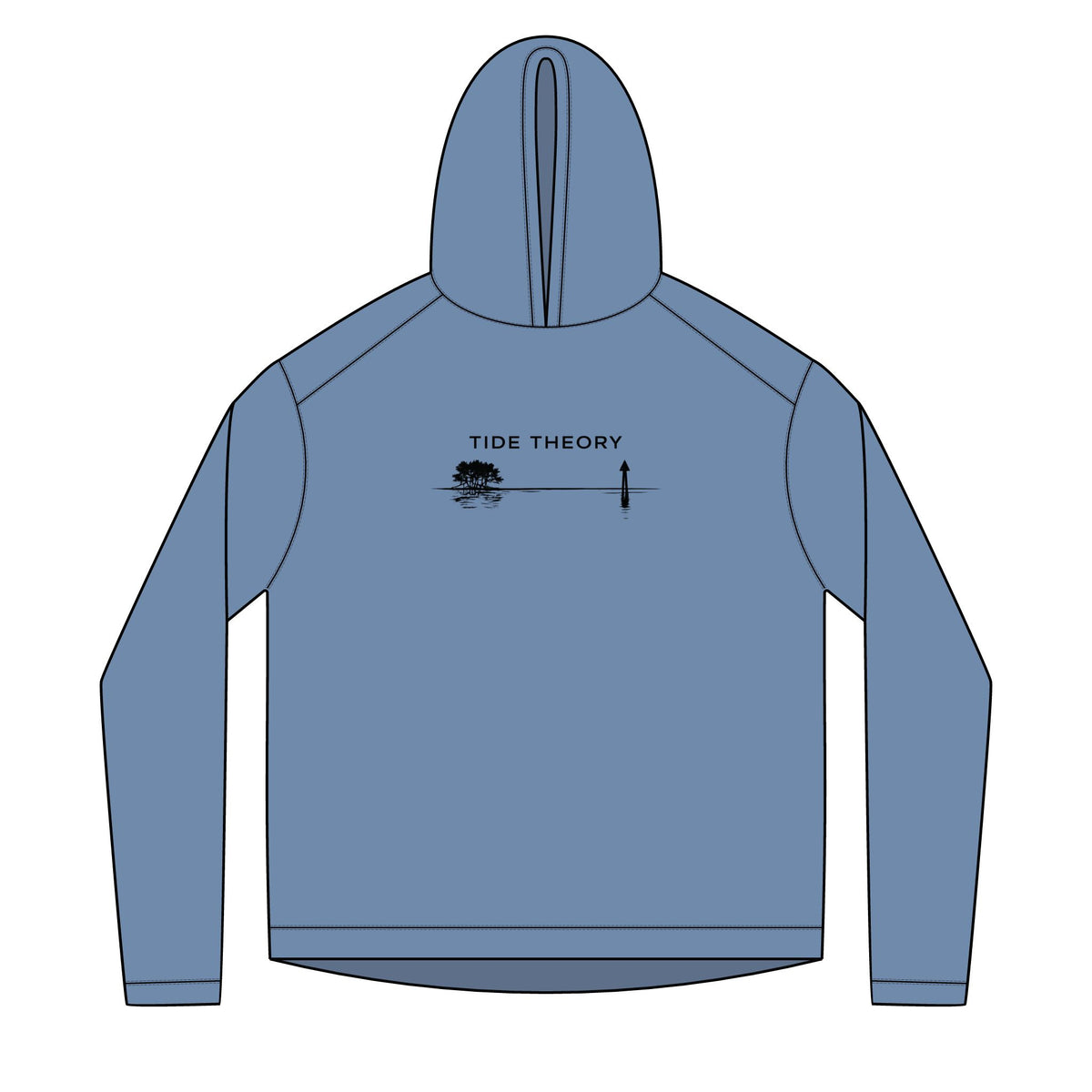 Tide Theory Long Sleeve Hooded | UV Protection