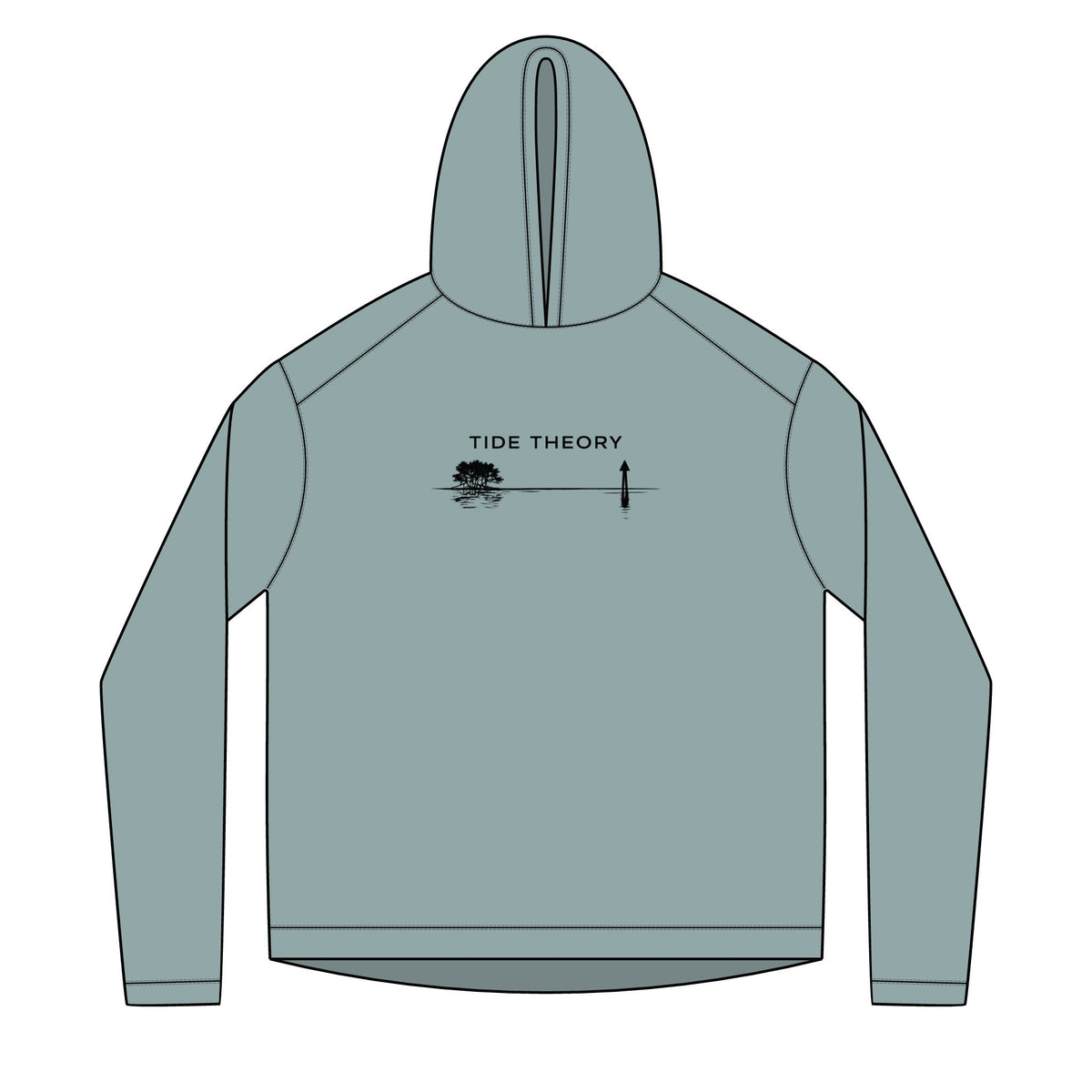 Tide Theory Long Sleeve Hooded | UV Protection