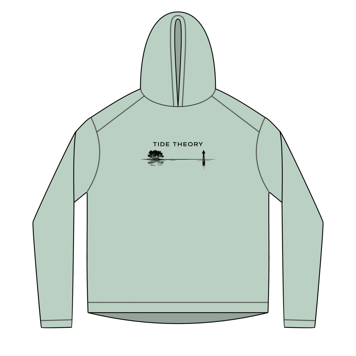 Tide Theory Long Sleeve Hooded | UV Protection