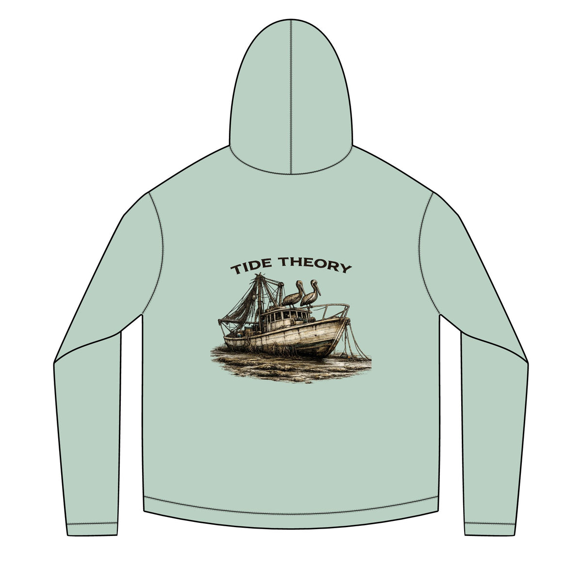 Tide Theory Long Sleeve Hooded | UV Protection