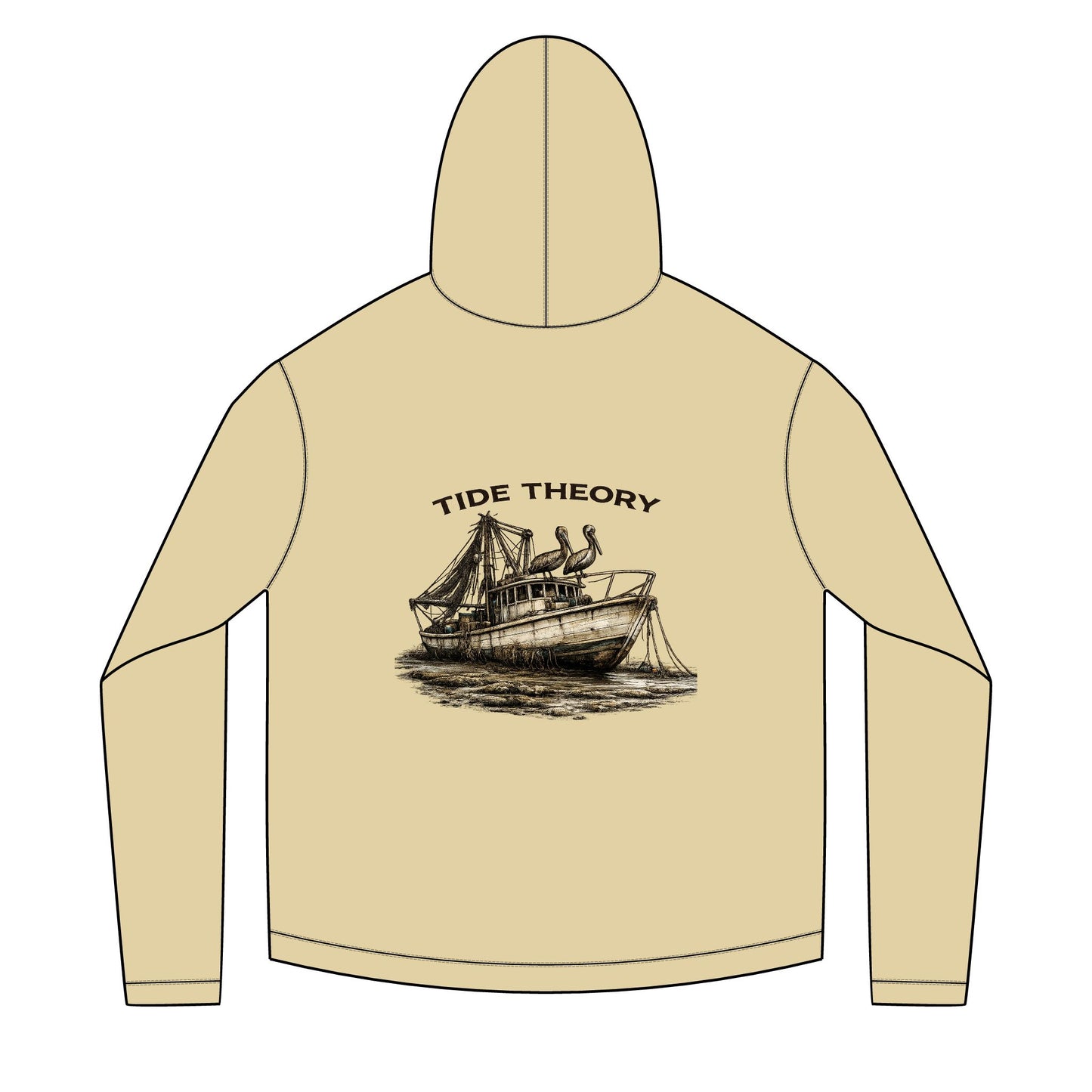Tide Theory Long Sleeve Hooded | UV Protection