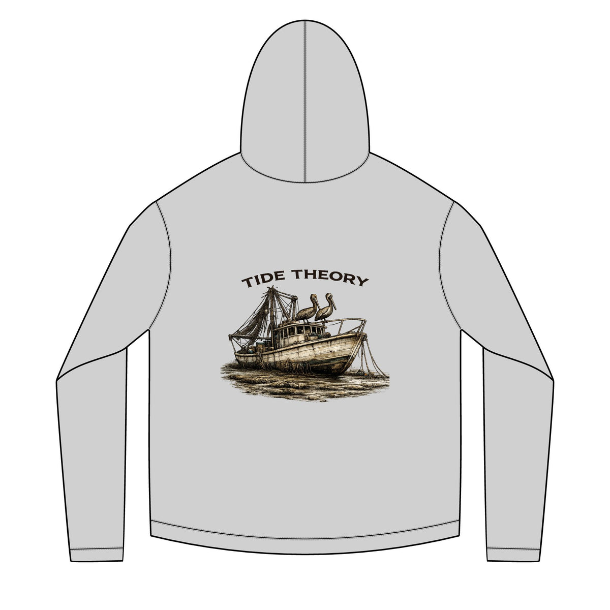 Tide Theory Long Sleeve Hooded | UV Protection
