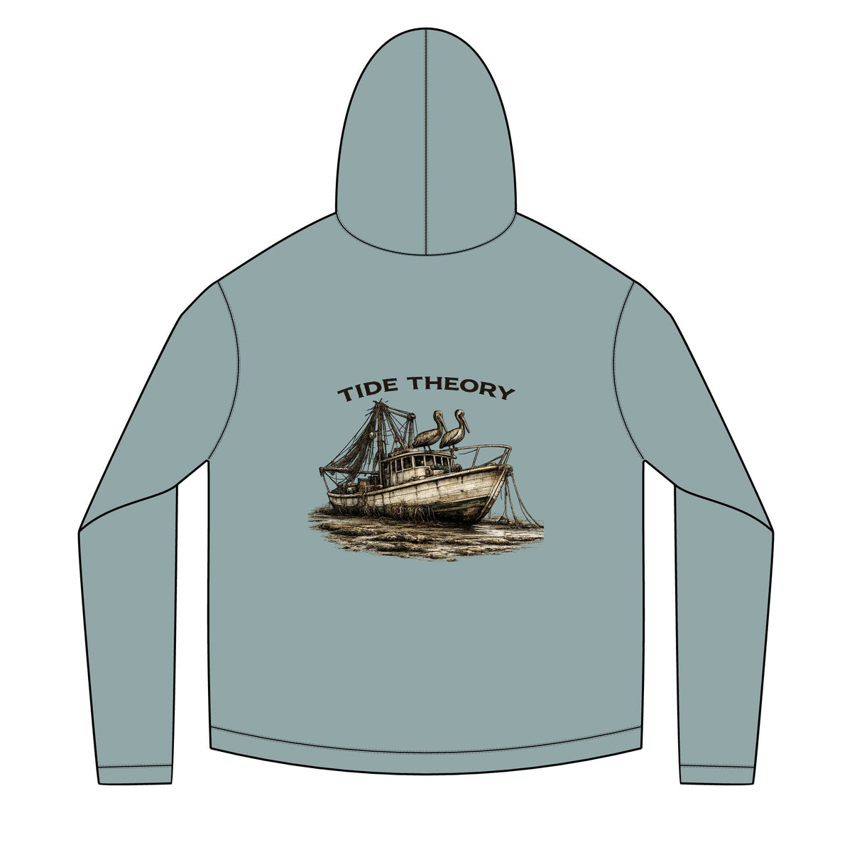 Tide Theory Long Sleeve Hooded | UV Protection