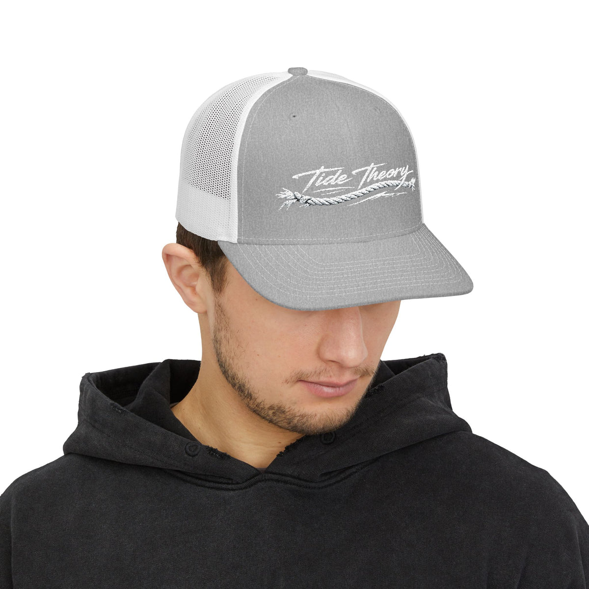 Tide Theory Embroidered Snapback Trucker Cap