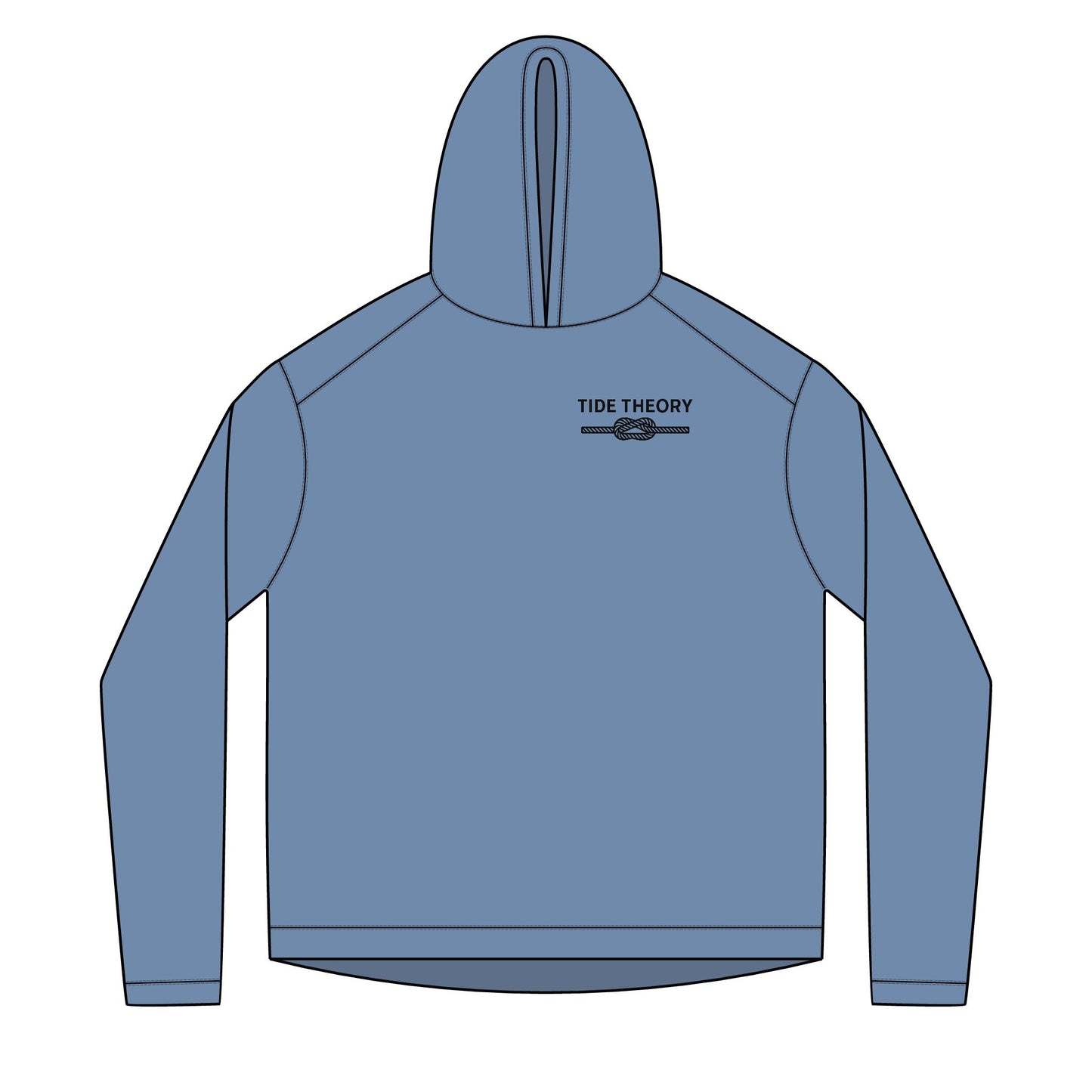 Tide Theory Long Sleeve Hooded | UV Protection