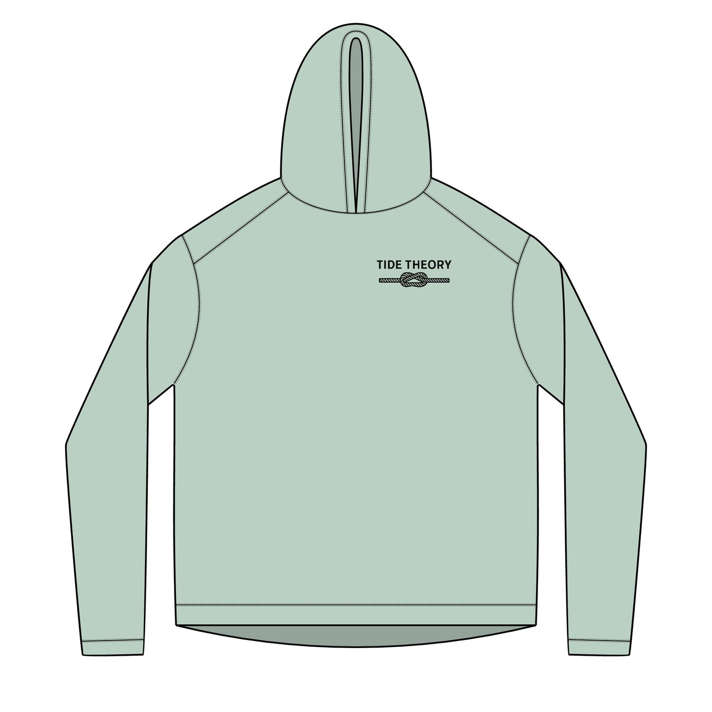 Tide Theory Long Sleeve Hooded | UV Protection
