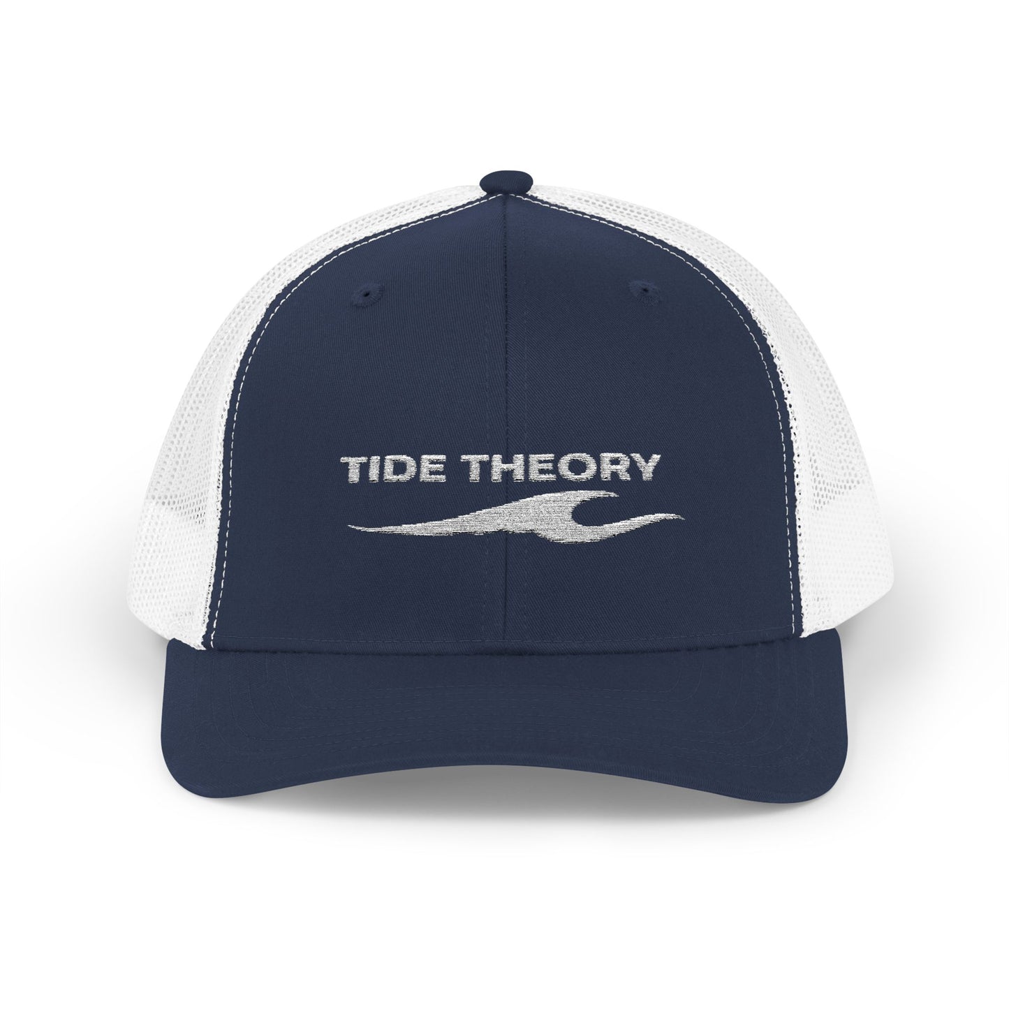 Tide Theory Trucker Mesh Back Embroidered Snapback Cap