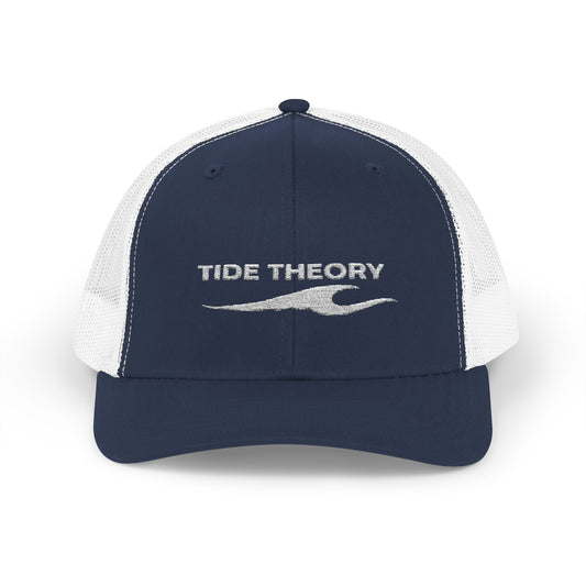 Tide Theory Trucker Mesh Back Embroidered Snapback Cap