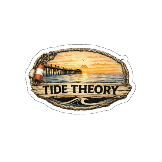 Tide Theory Sticker | Sunset