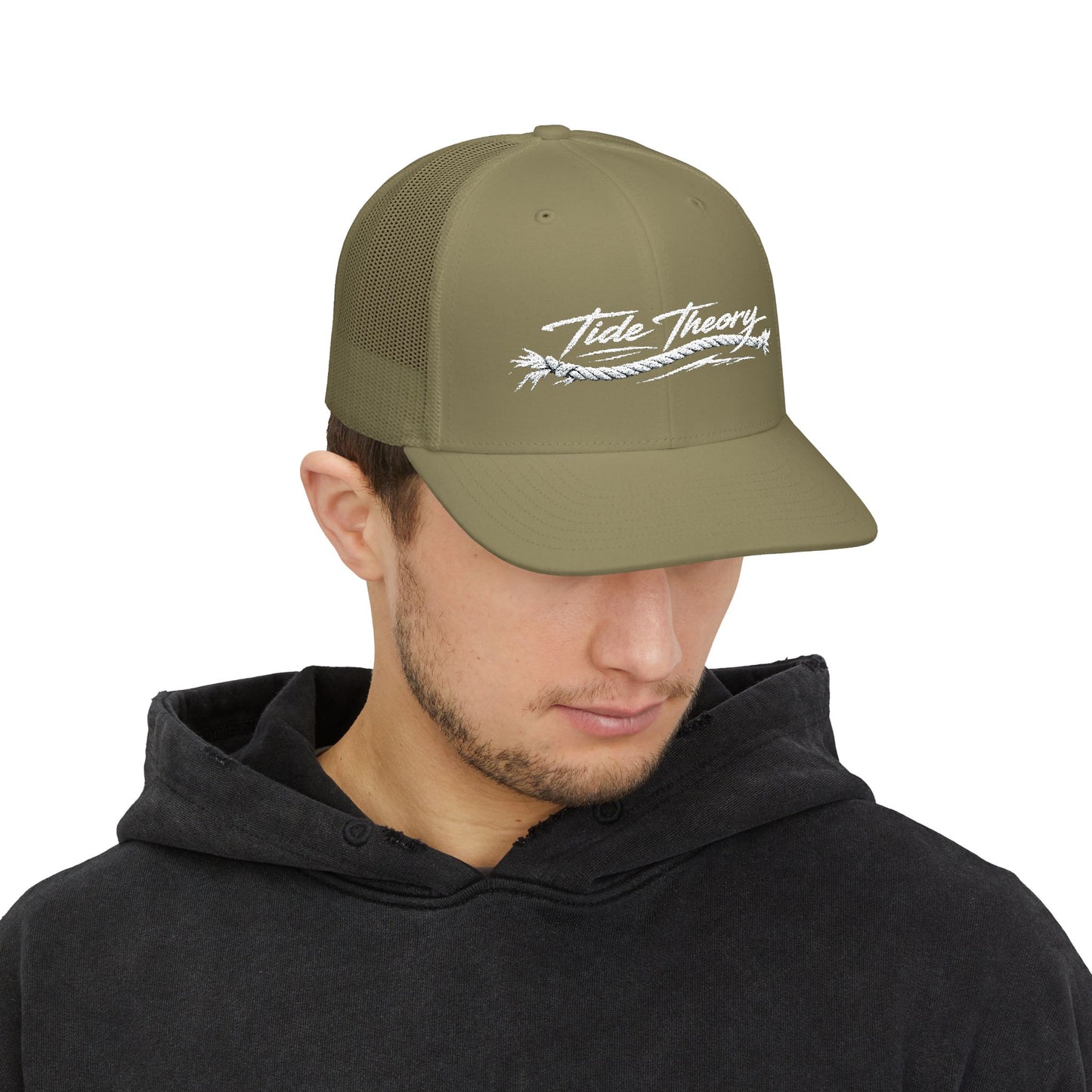 Tide Theory Embroidered Snapback Trucker Cap