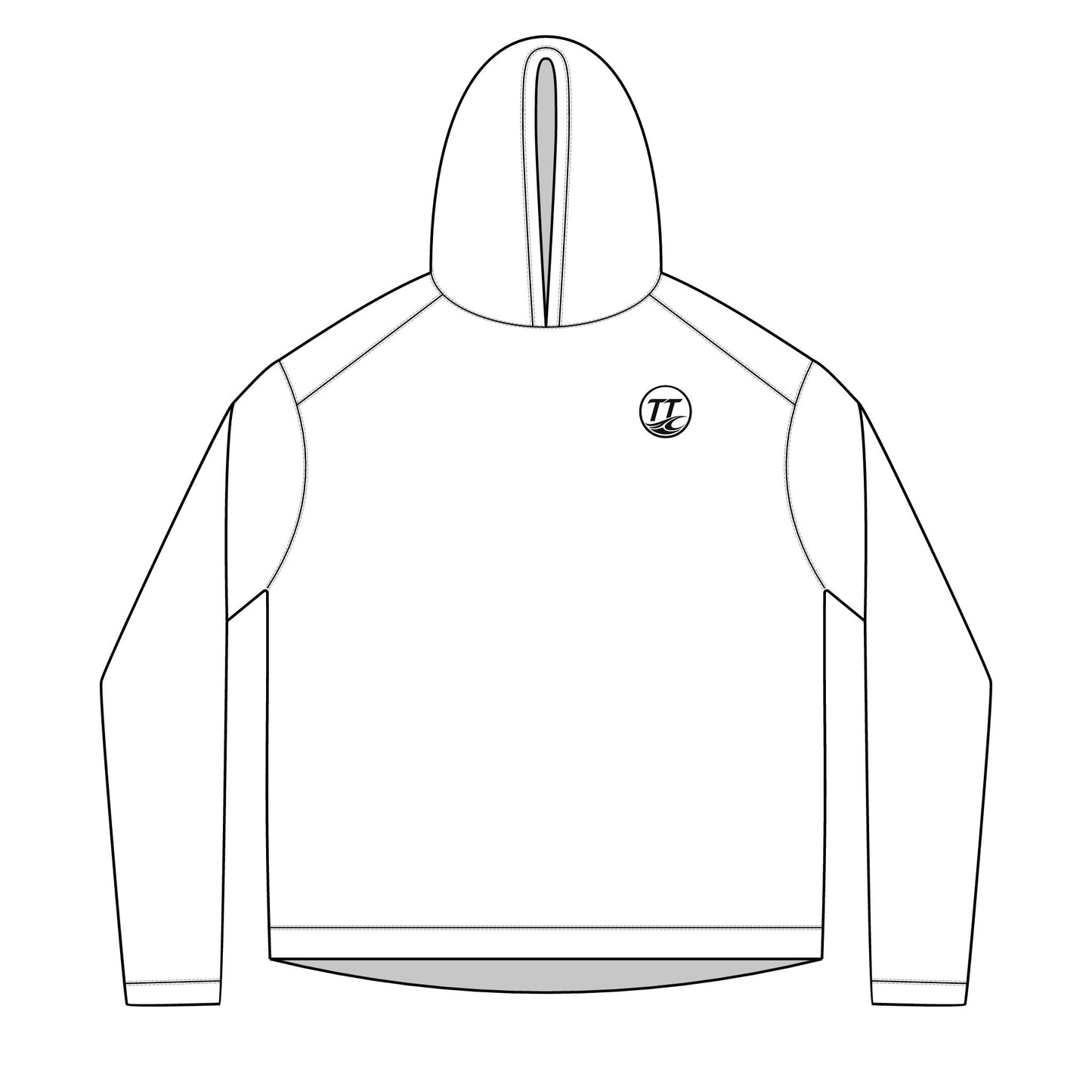 Tide Theory Long Sleeve Hooded | UV Protection