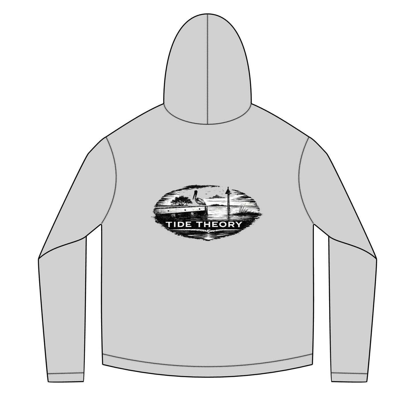 Tide Theory Long Sleeve Hooded | UV Protection