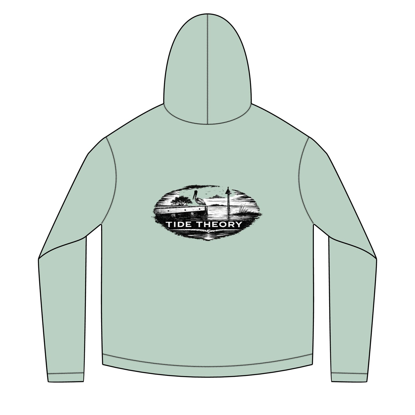 Tide Theory Long Sleeve Hooded | UV Protection