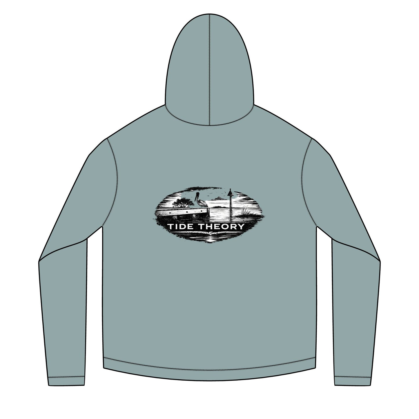 Tide Theory Long Sleeve Hooded | UV Protection