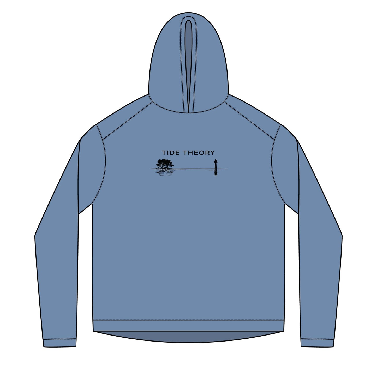 Tide Theory Long Sleeve Hooded | UV Protection