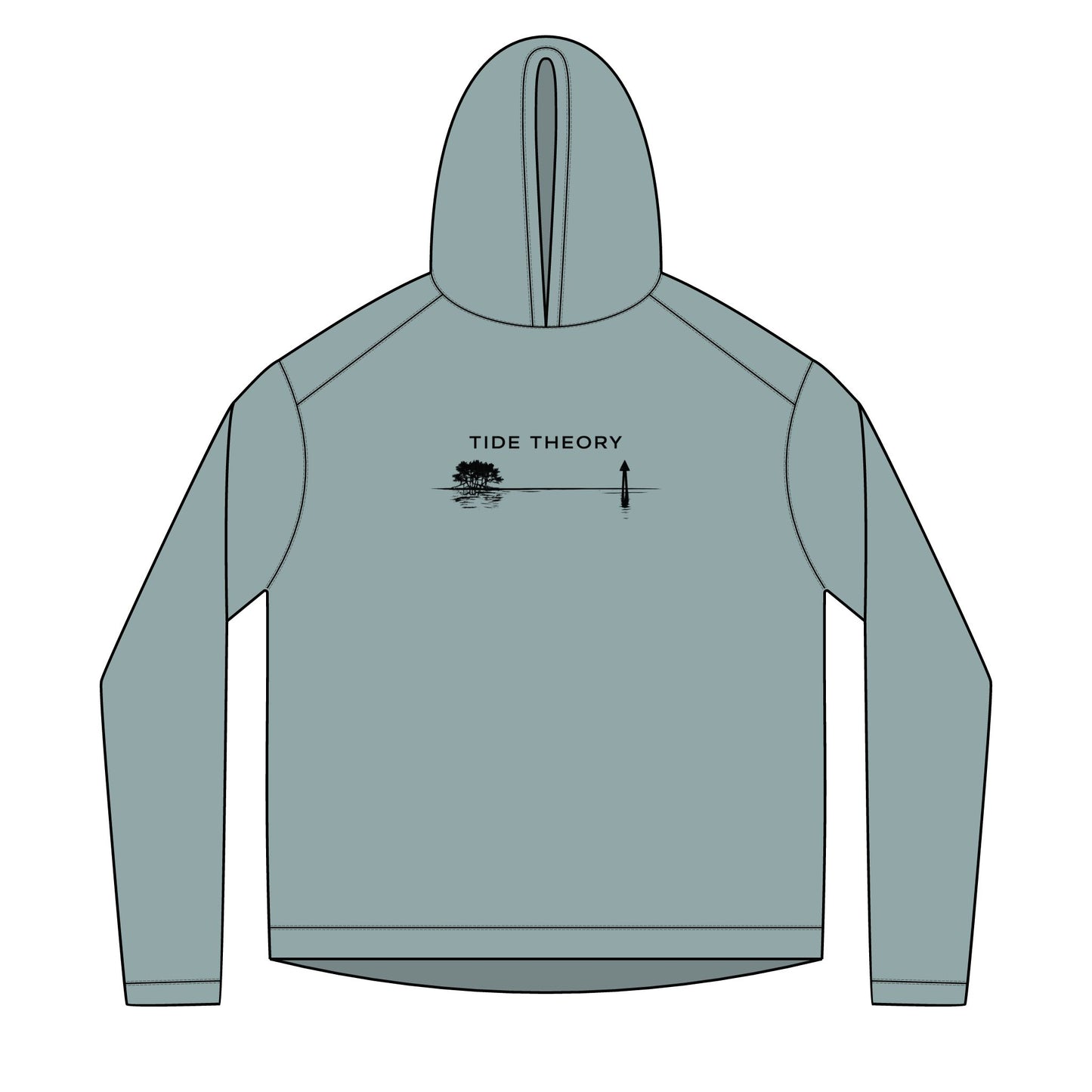 Tide Theory Long Sleeve Hooded | UV Protection
