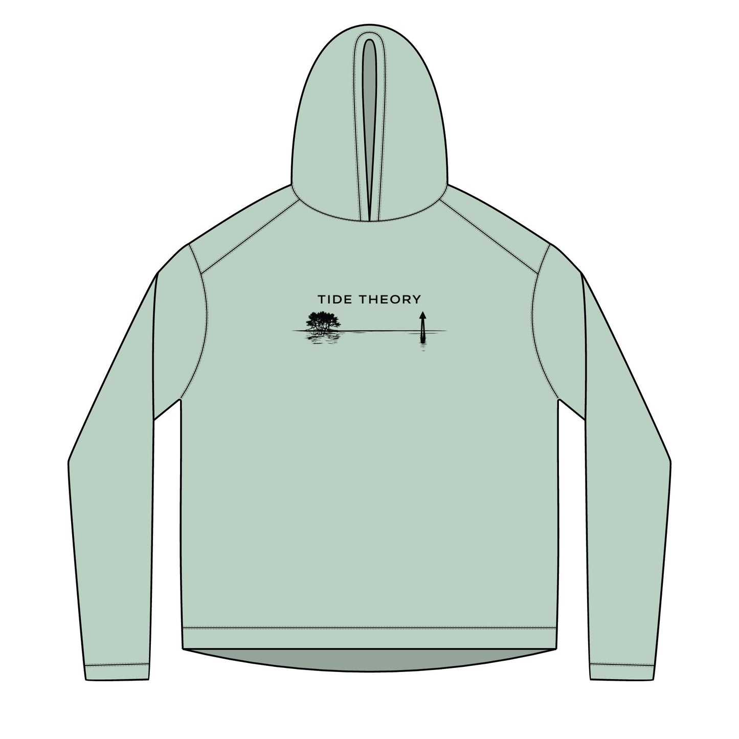 Tide Theory Long Sleeve Hooded | UV Protection