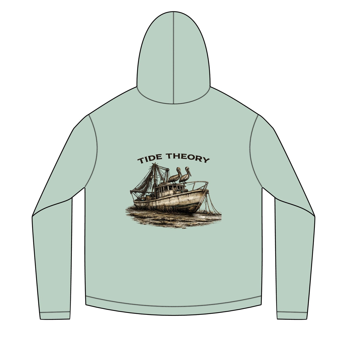 Tide Theory Long Sleeve Hooded | UV Protection