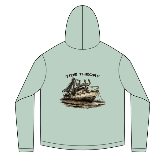 Tide Theory Long Sleeve Hooded | UV Protection