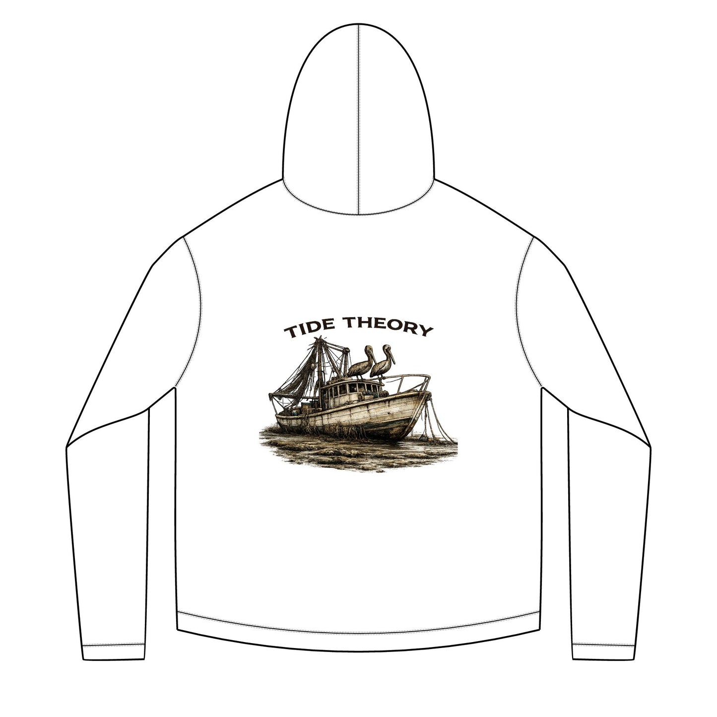 Tide Theory Long Sleeve Hooded | UV Protection