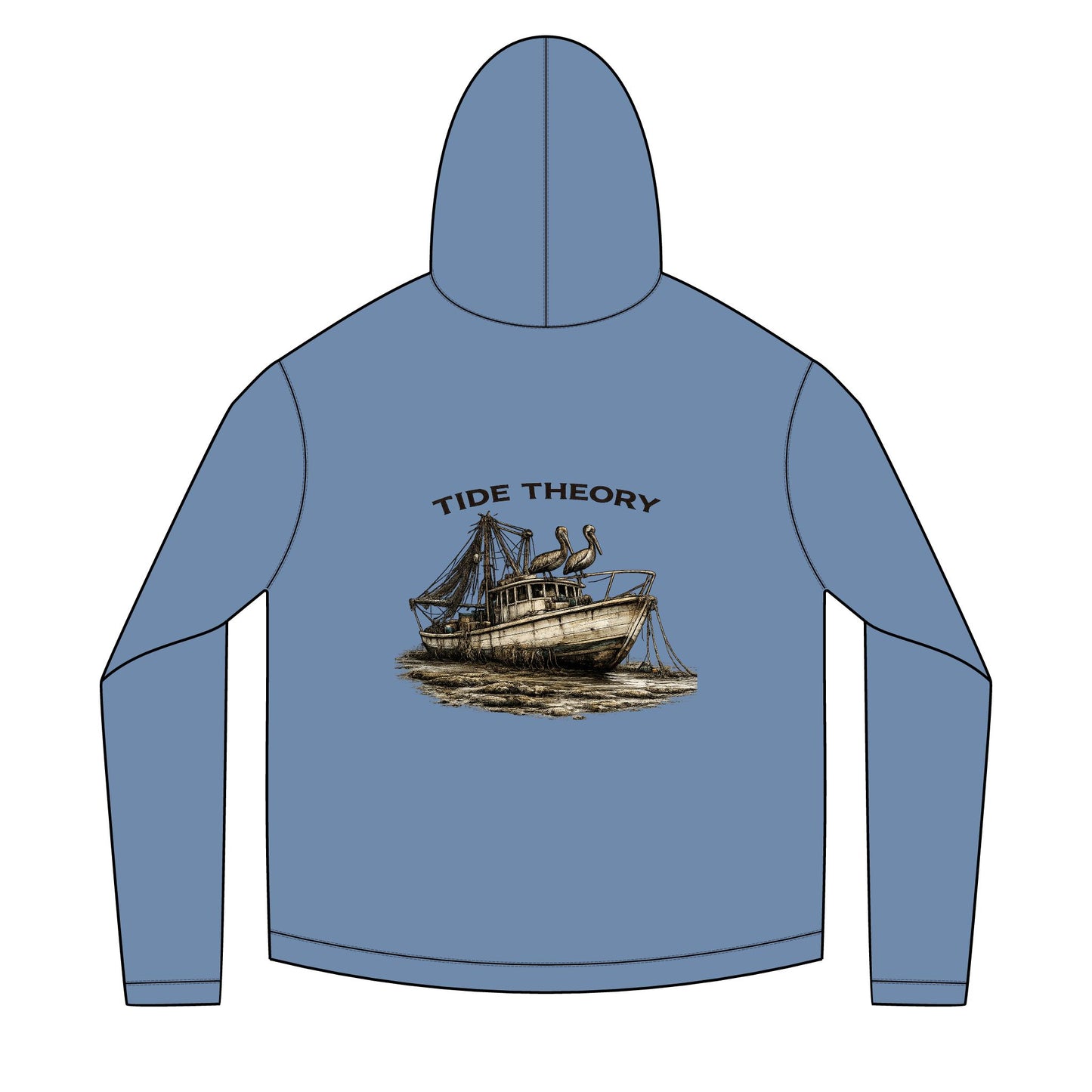 Tide Theory Long Sleeve Hooded | UV Protection