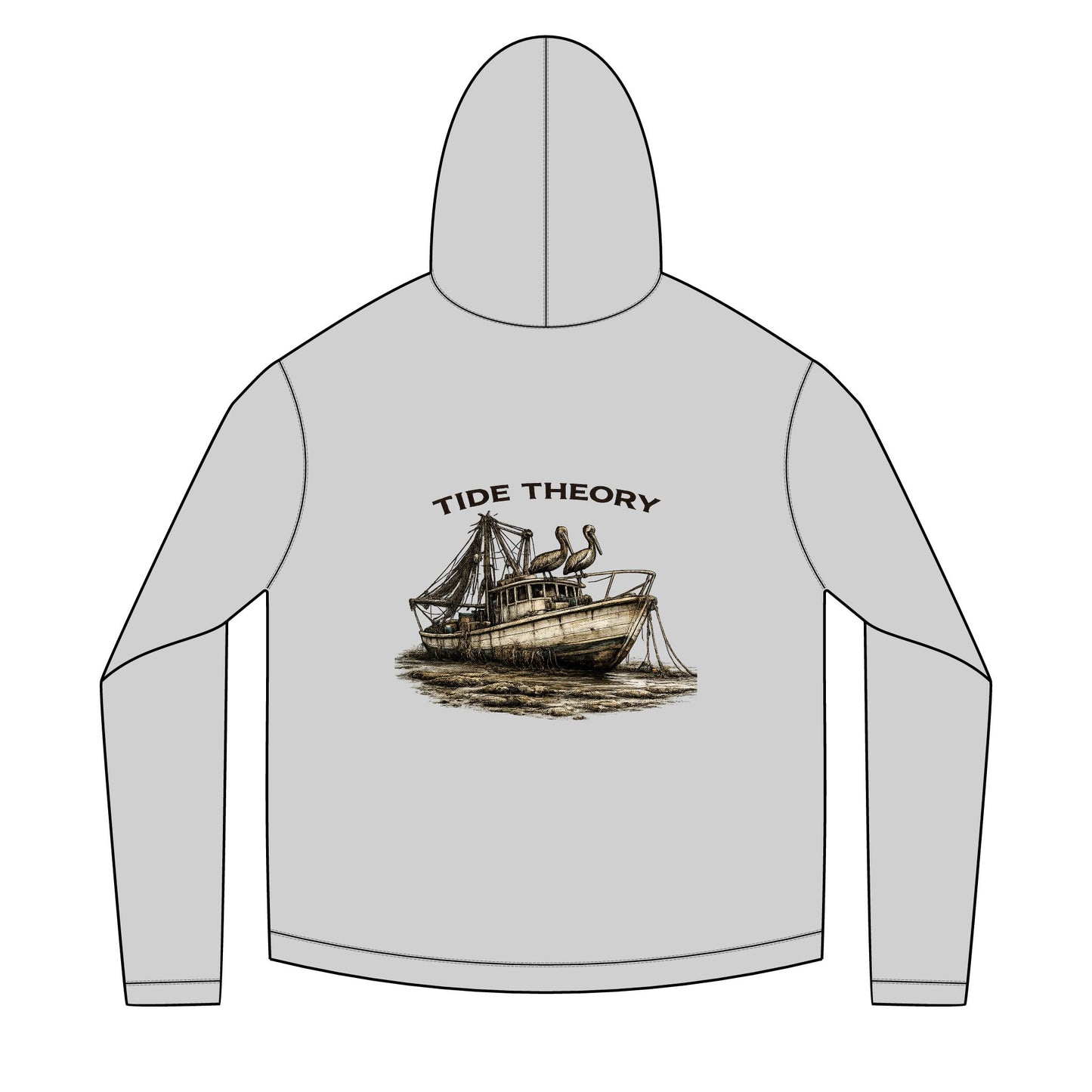 Tide Theory Long Sleeve Hooded | UV Protection