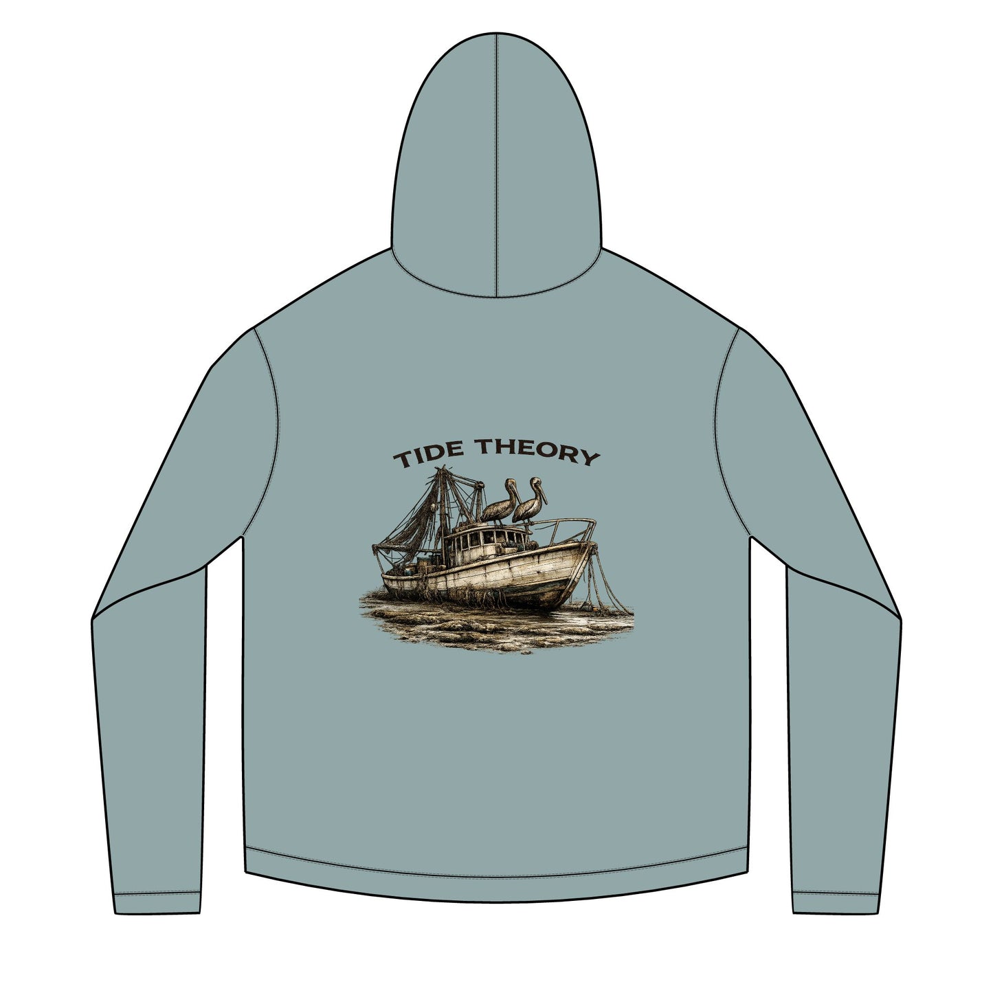 Tide Theory Long Sleeve Hooded | UV Protection