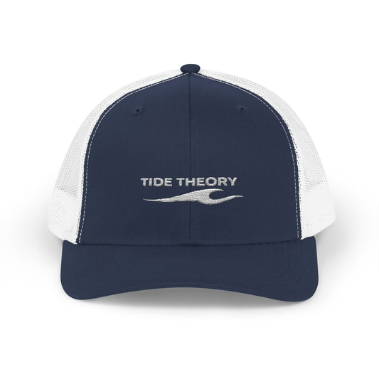 Tide Theory Trucker Mesh Back Embroidered Snapback Cap