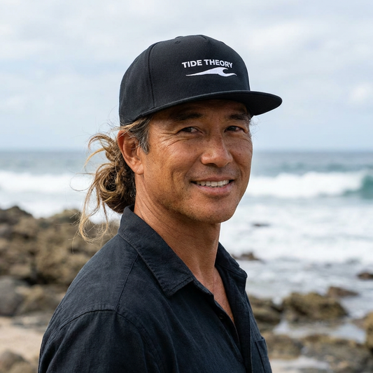 Tide Theory Embroidered Flat Bill Cap