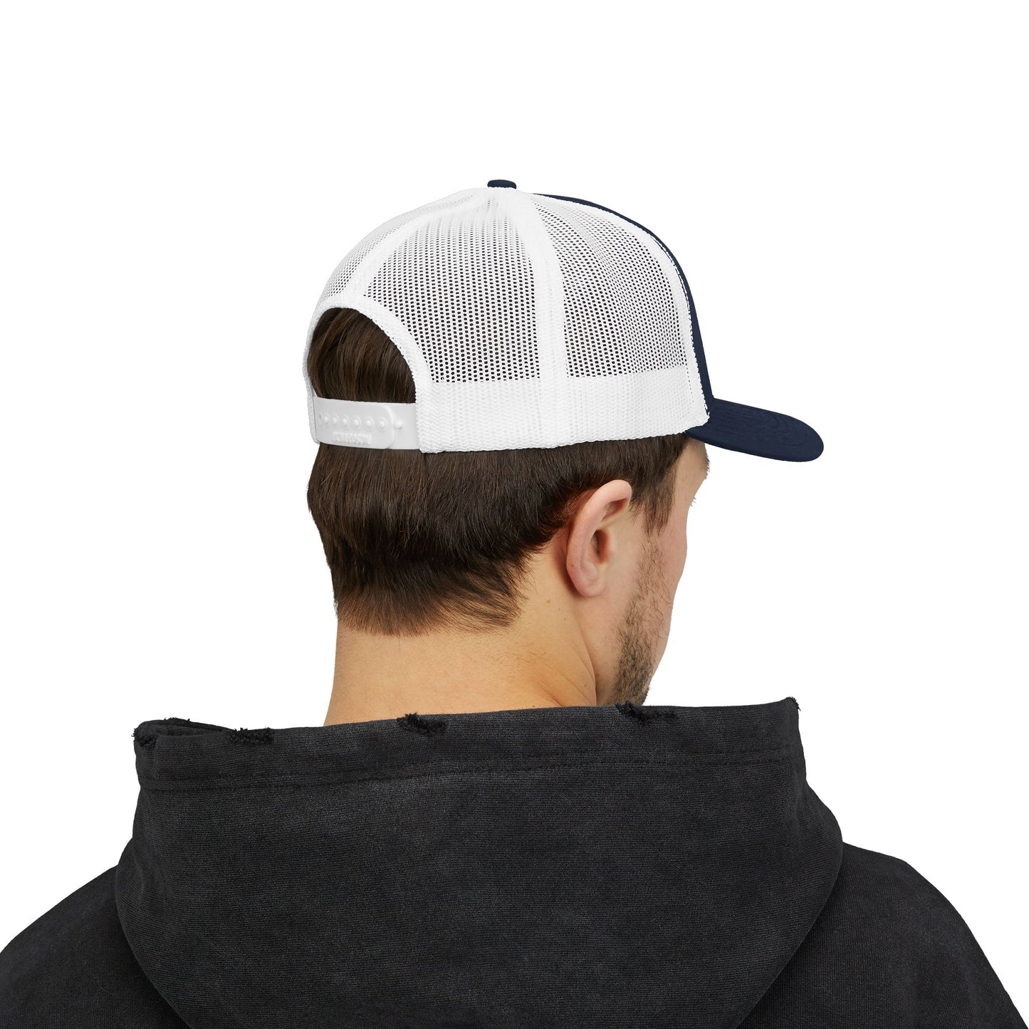 Tide Theory Trucker Mesh Back Embroidered Snapback Cap