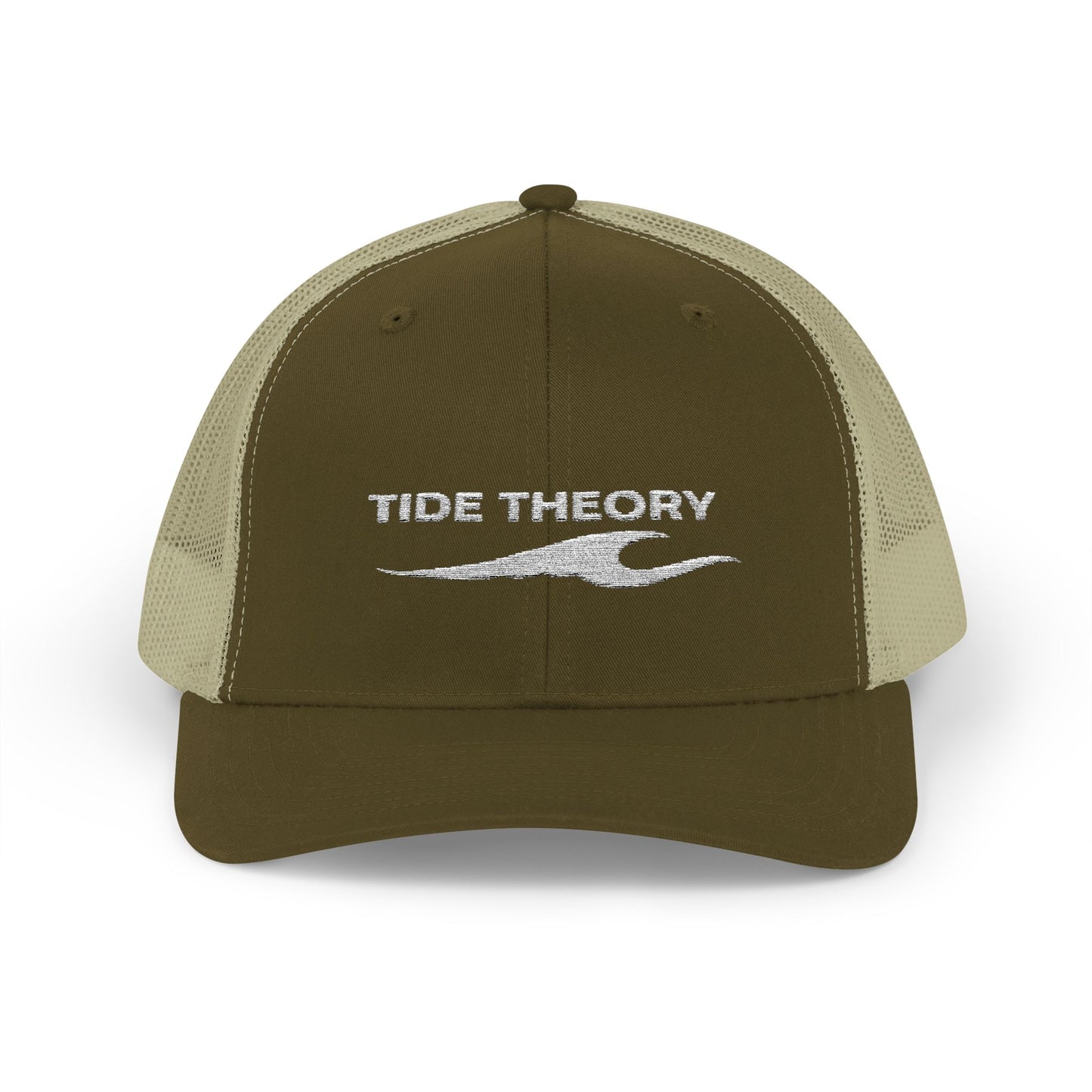 Tide Theory Trucker Mesh Back Embroidered Snapback Cap