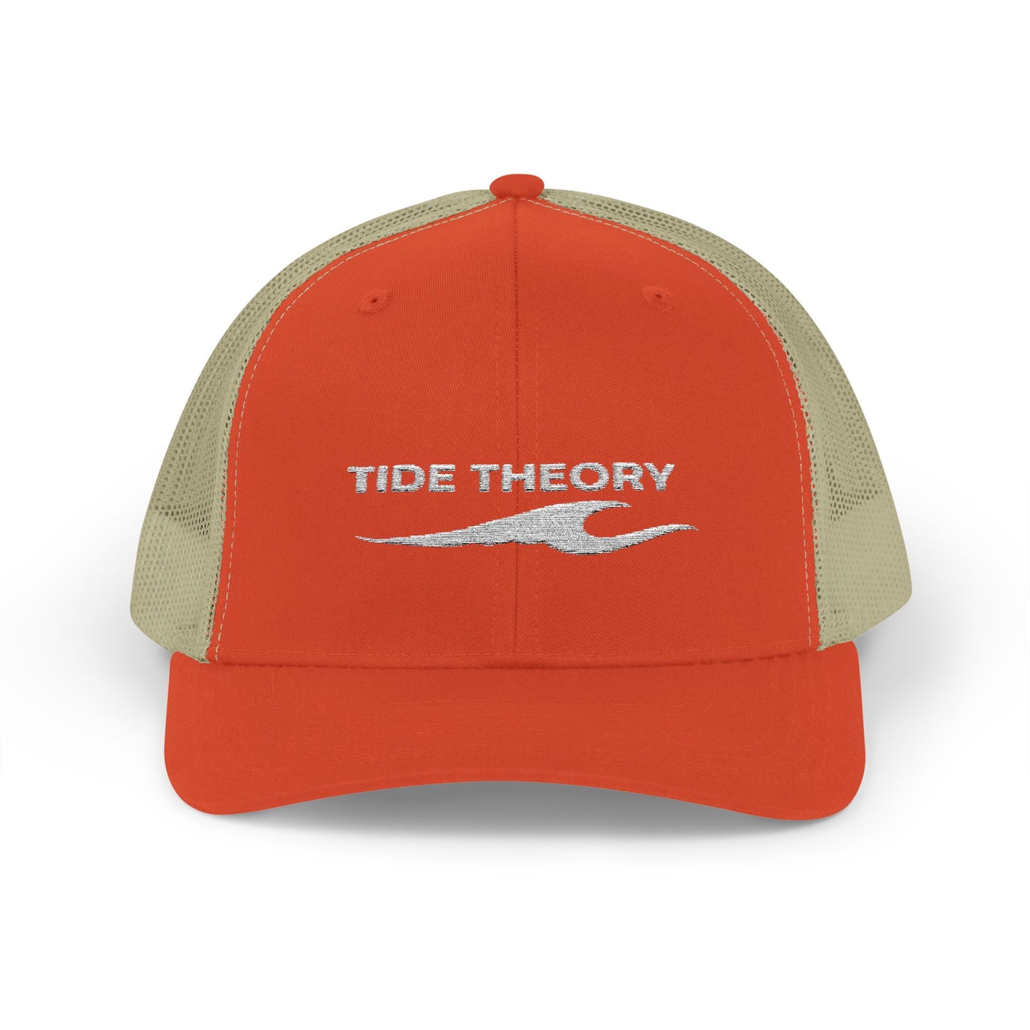 Tide Theory Trucker Mesh Back Embroidered Snapback Cap