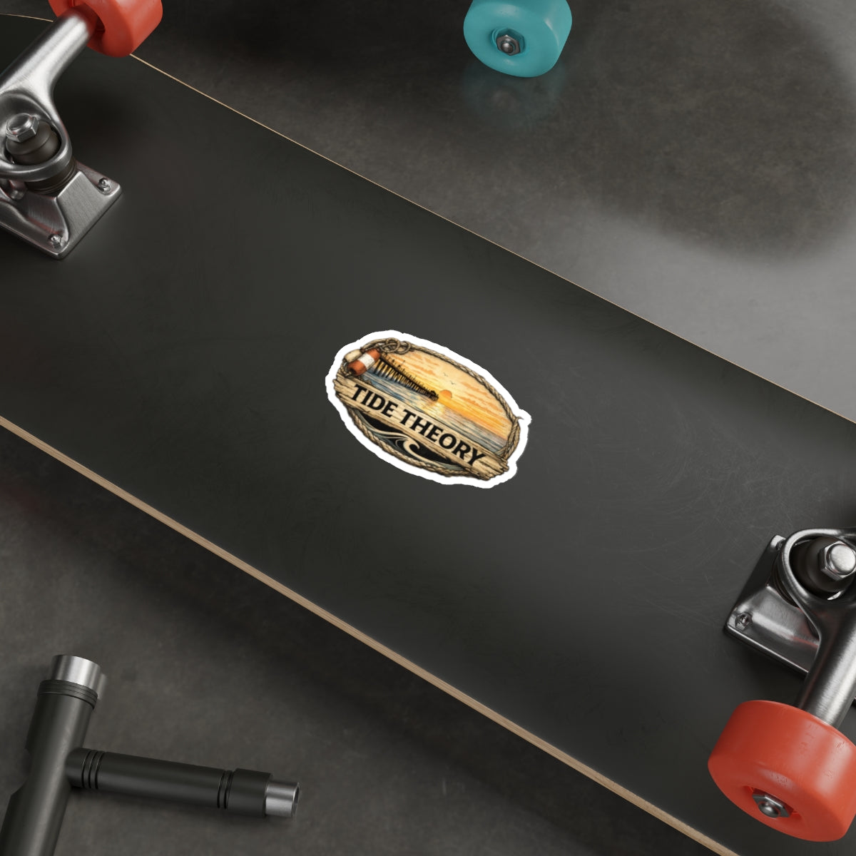 Tide Theory Sticker | Sunset