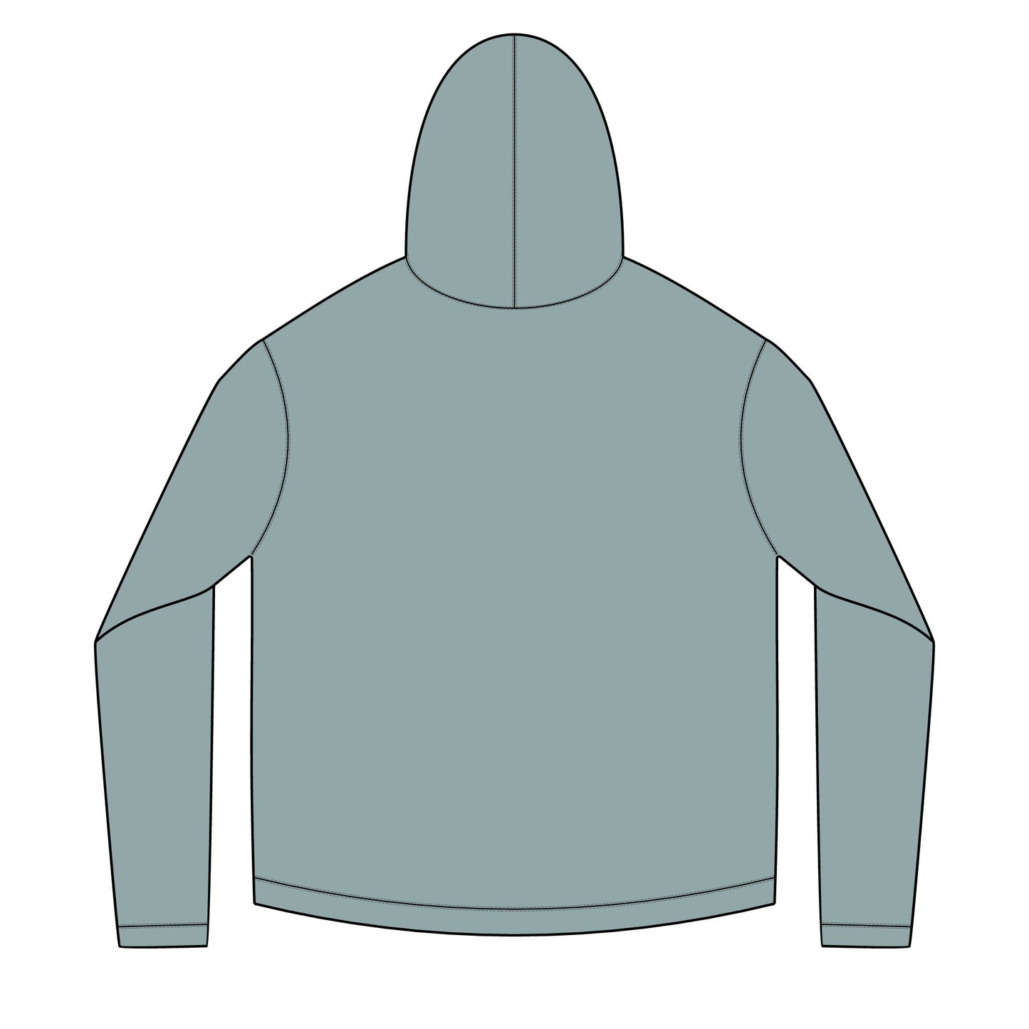 Tide Theory Long Sleeve Hooded | UV Protection