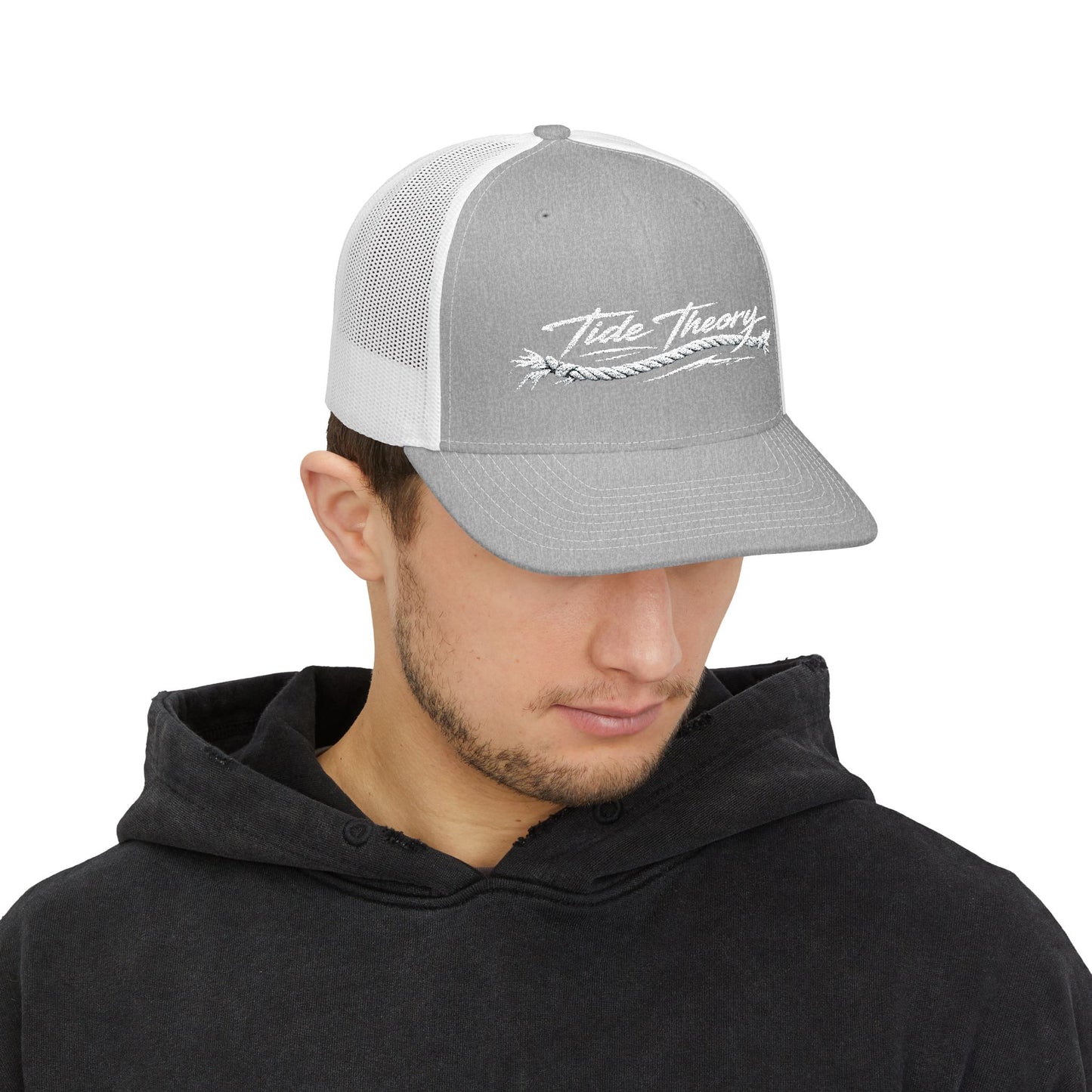 Tide Theory Embroidered Snapback Trucker Cap